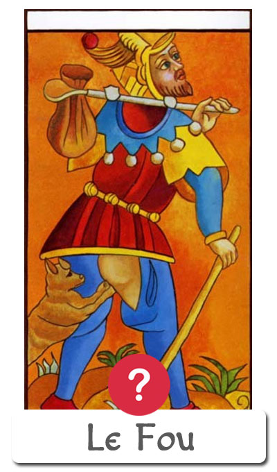 Oui Non-lecture du tarot : le Fou