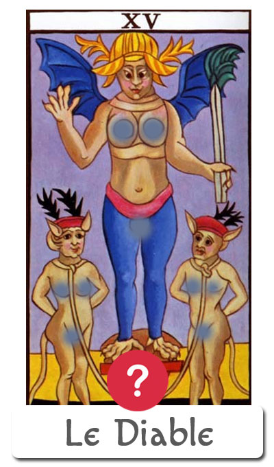 Oui Non lecture du tarot : Le Diable