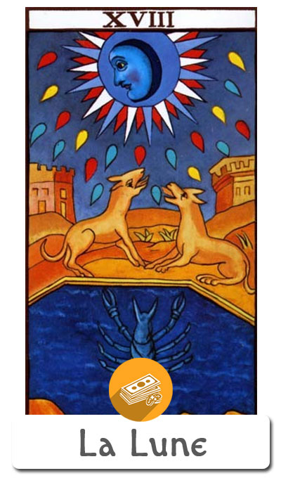 La Lune signification et interprétation : argent, finance