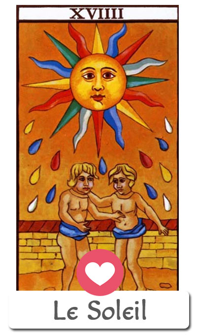 Tarot d'amour : le Soleil