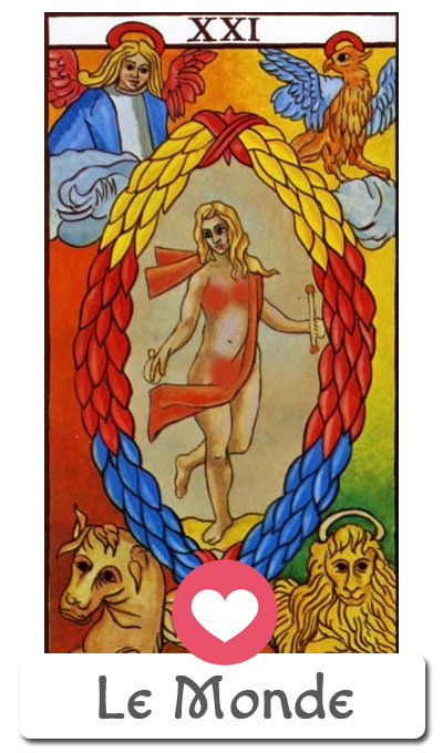 Tarot d'amour : le Monde