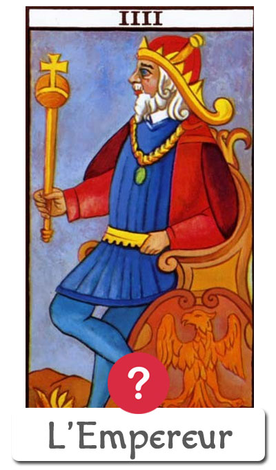 Oui Non tarot : L'Empereur