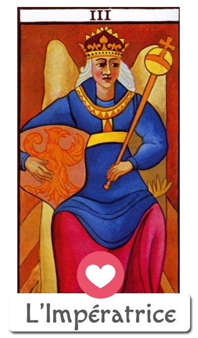 Amour du tarot : l'Impératrice