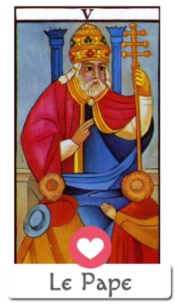 Amour du tarot : le Pape