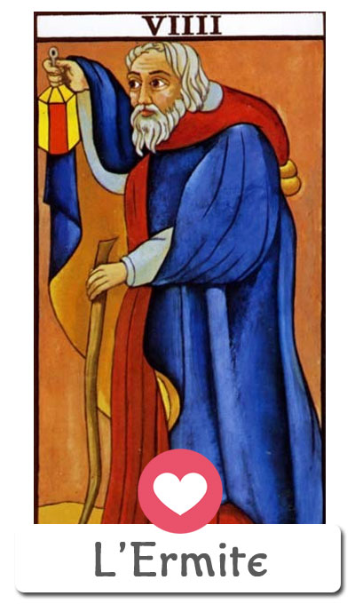 Tarot d'amour : l'Ermite