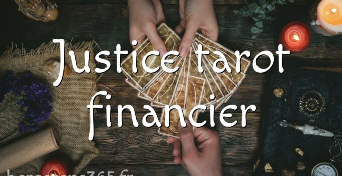 Justice tarot financier